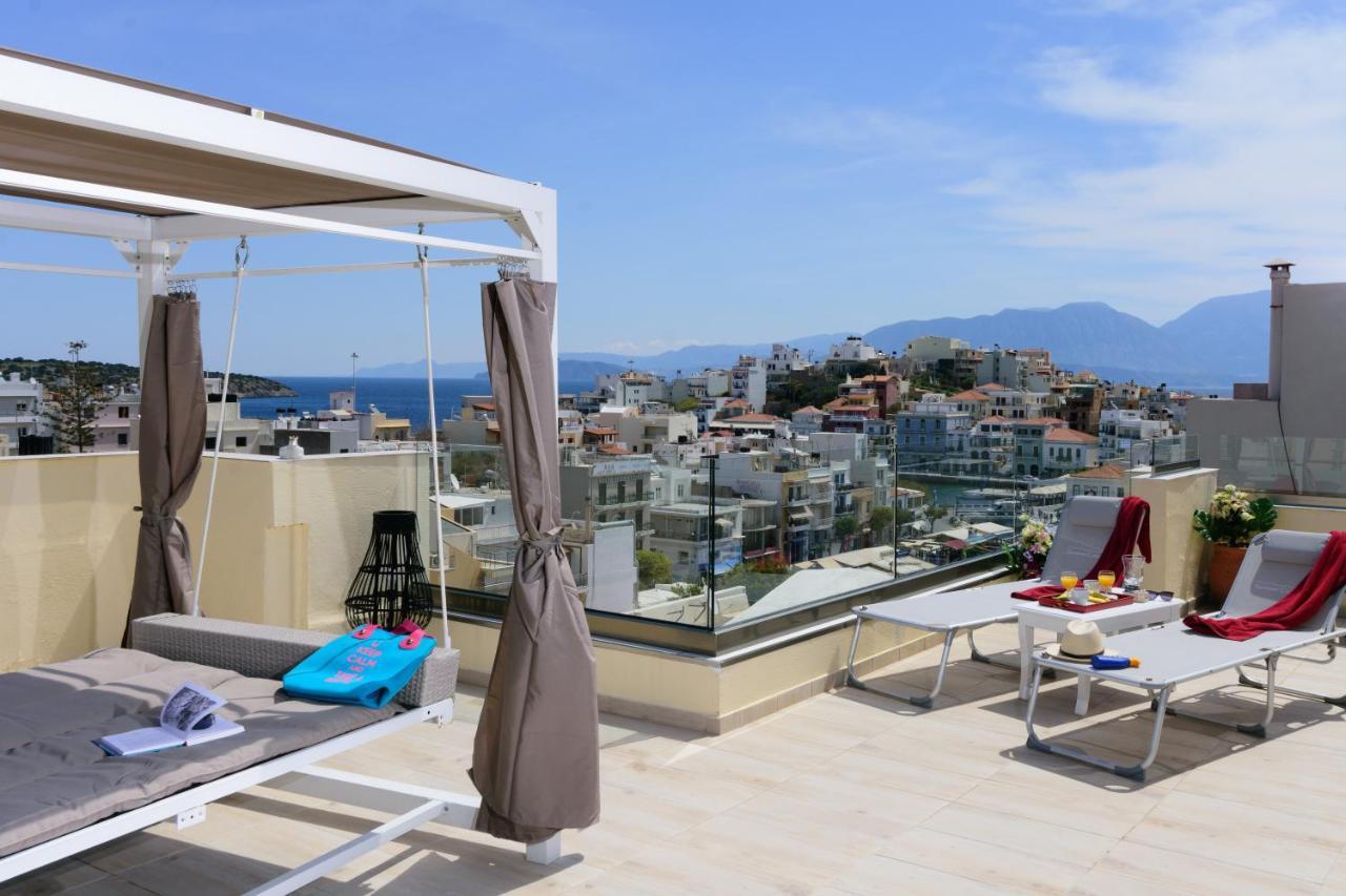 Luxury Lake View Center House Agios Nikolaos Esterno foto