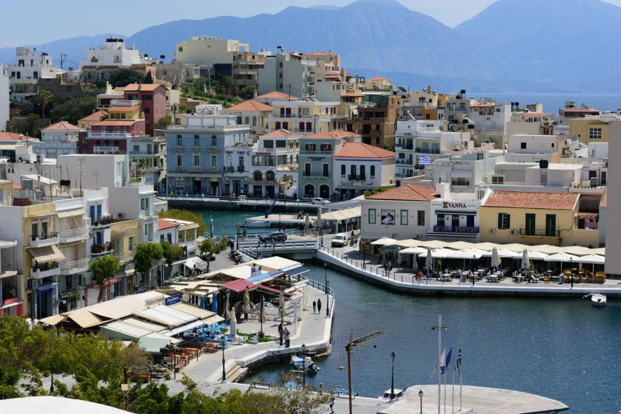Luxury Lake View Center House Agios Nikolaos Esterno foto